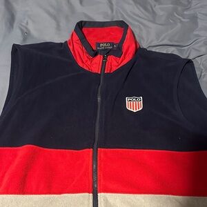 Ralph Lauren Navy and Red Vest
